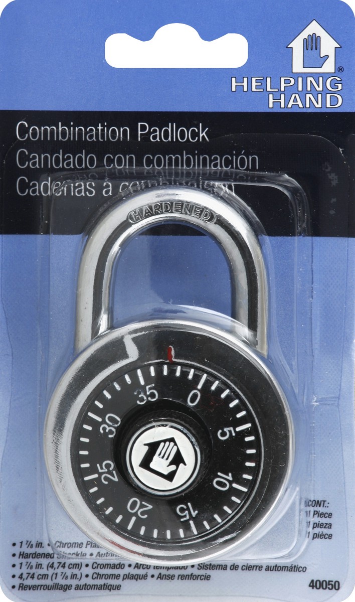 slide 2 of 2, Helping Hand Padlock 1 ea, 1 ct