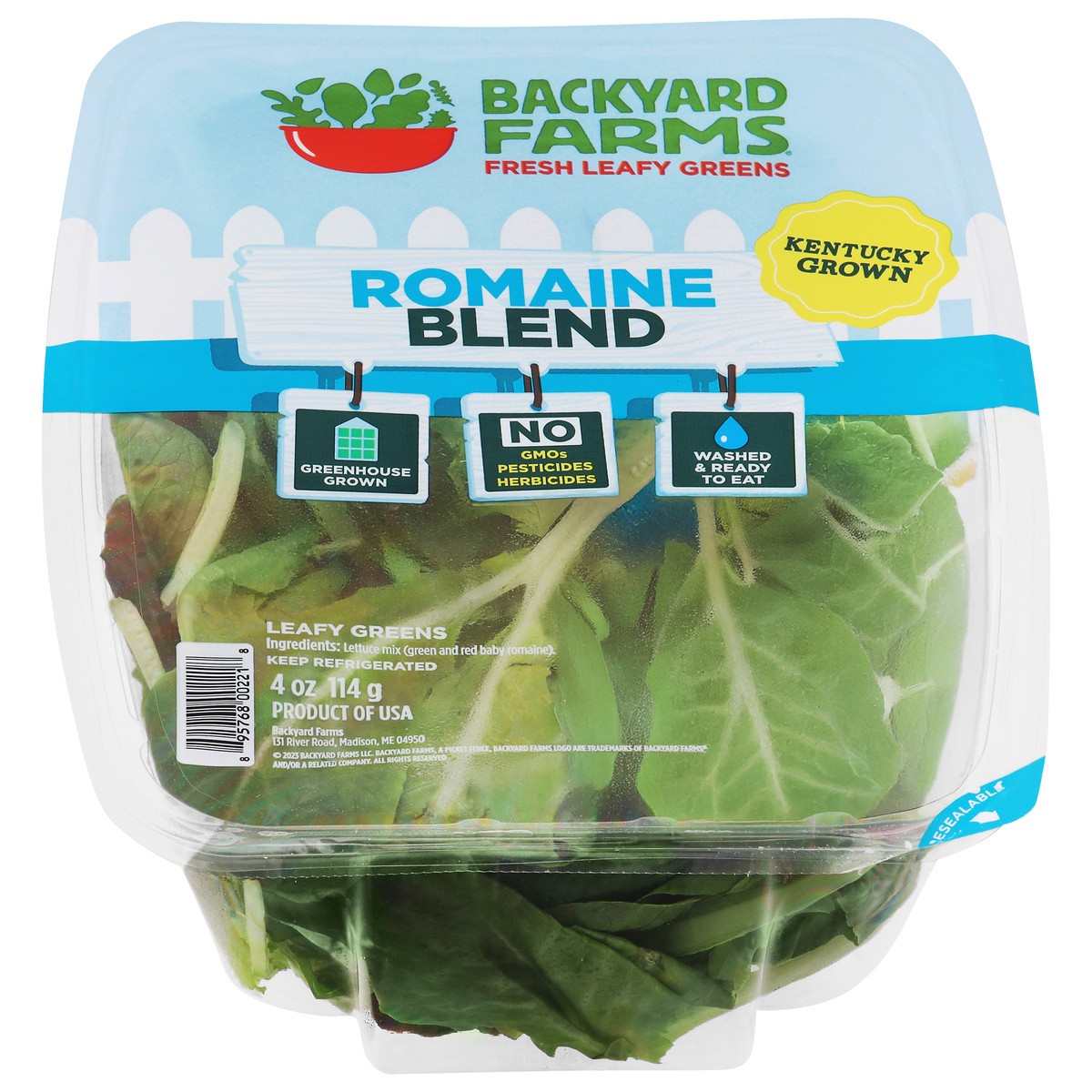 slide 2 of 4, Backyard Farms Romaine Blend 4 oz, 4 oz