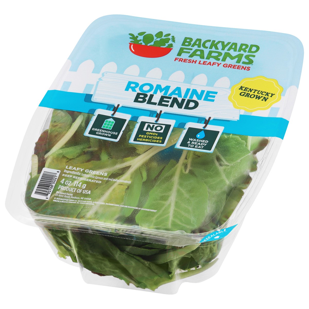 slide 4 of 4, Backyard Farms Romaine Blend 4 oz, 4 oz