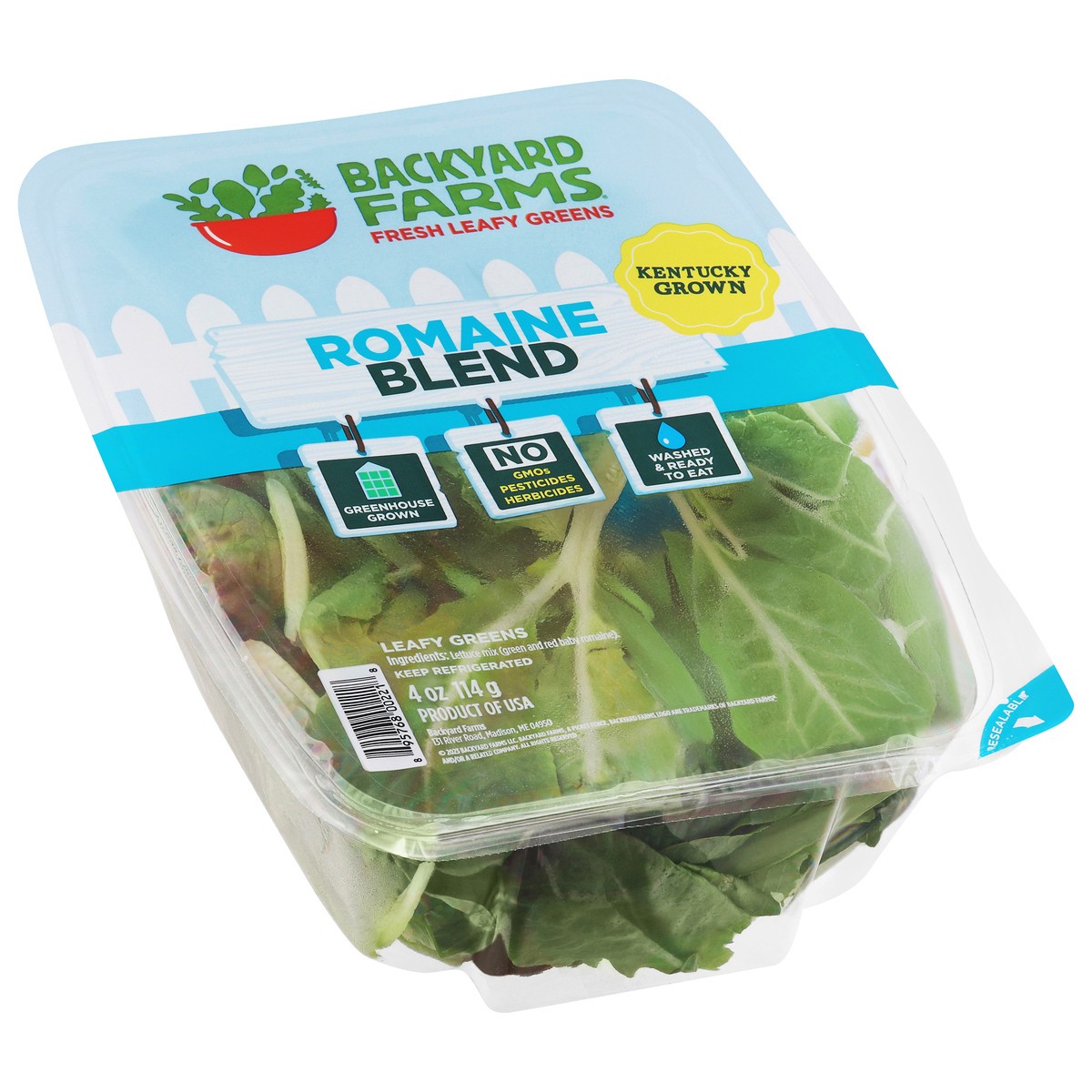 slide 3 of 4, Backyard Farms Romaine Blend 4 oz, 4 oz