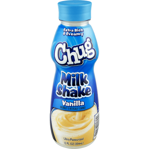 slide 1 of 1, Chug Extra Rich & Creamy Vanilla Milk Shake, 12 fl oz