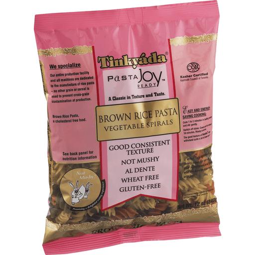 slide 2 of 9, Tinkyada Brown Rice Vegetable Spirls Psta, 12 oz