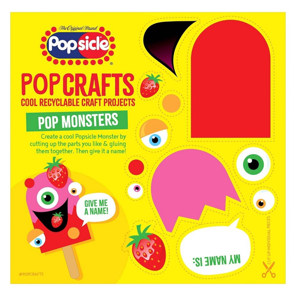 slide 3 of 6, Popsicle The Original Brand Popsicle Strawberry Fruit Frozen Pops, 12 ct; 18 fl oz