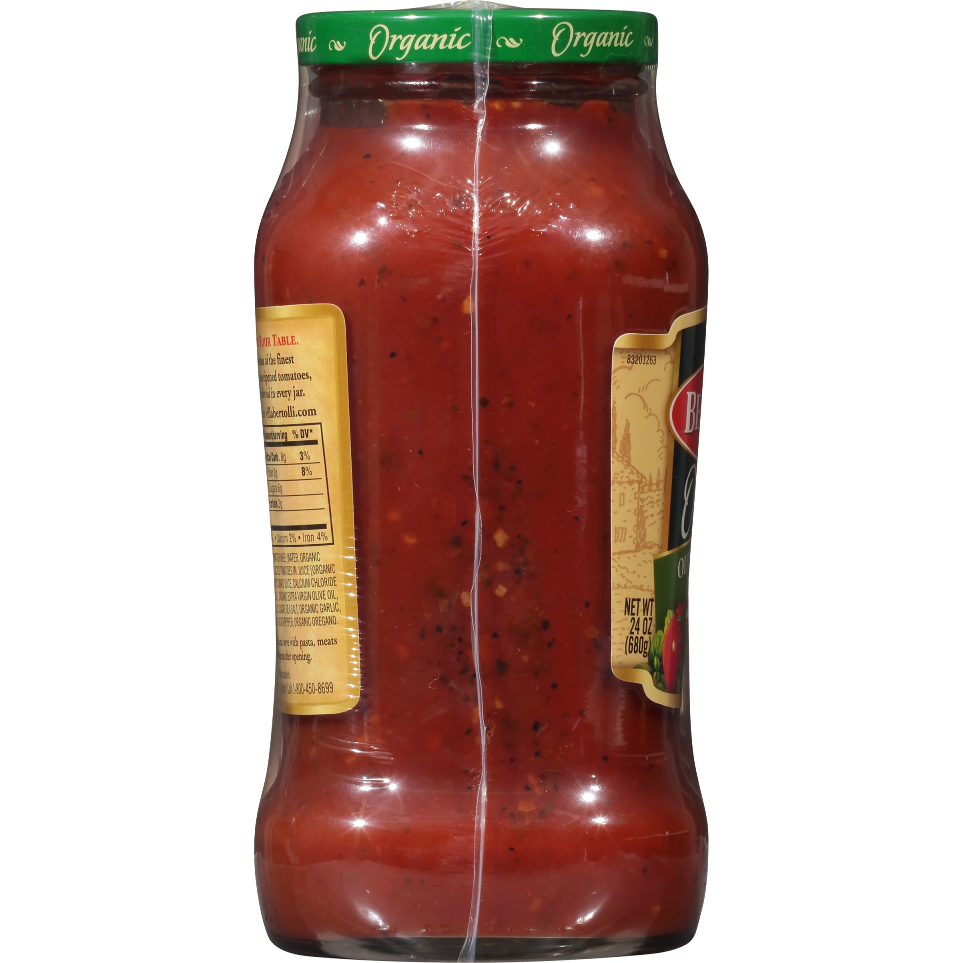 slide 5 of 9, Bertolli Organic Pasta Sauce, 4 ct; 24 oz