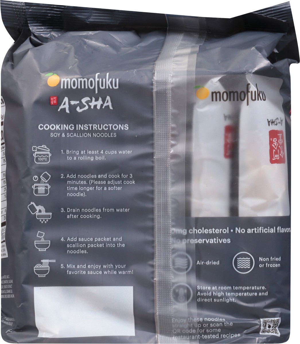 slide 8 of 9, Momofuku Soy & Scallion Noodles 5 - 3.39 oz Packs, 5 ct
