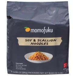 Momofuku Soy & Scallion Noodles 5 - 3.39 oz Packs