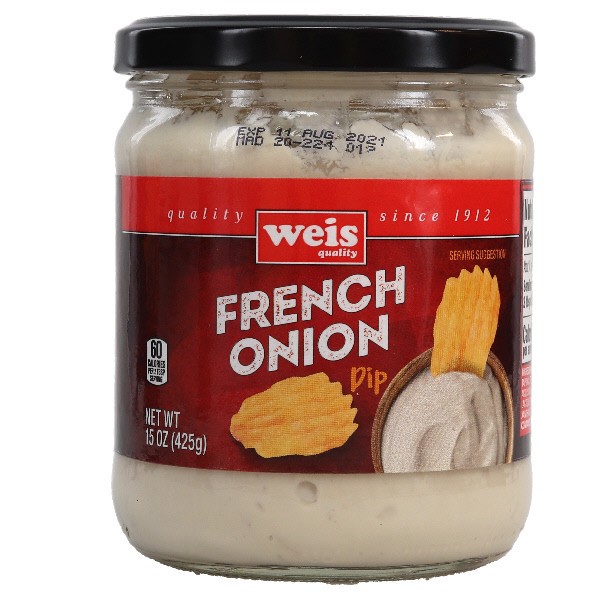 slide 1 of 1, Weis Quality French Onion Dip, 15 oz