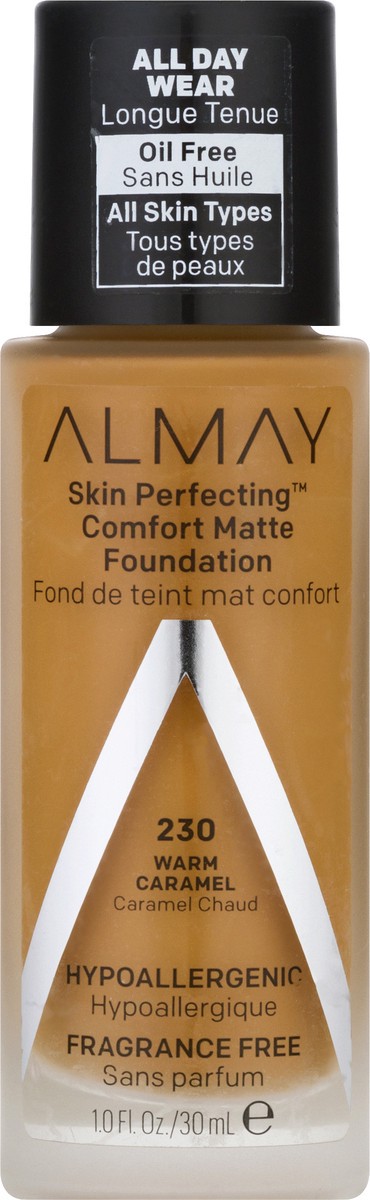 slide 3 of 12, Almay Skin Perfecting Comfort Matte Foundation, Warm Caramel, 1 oz