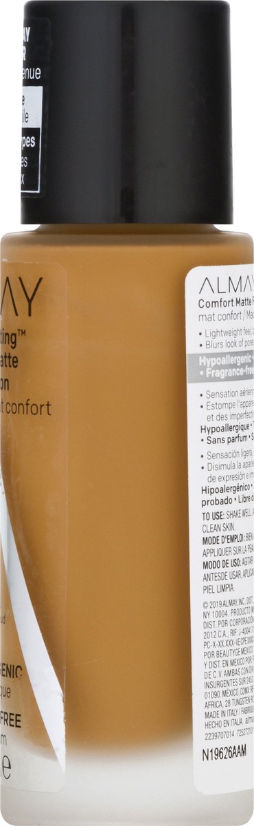 slide 12 of 12, Almay Skin Perfecting Comfort Matte Foundation, Warm Caramel, 1 oz