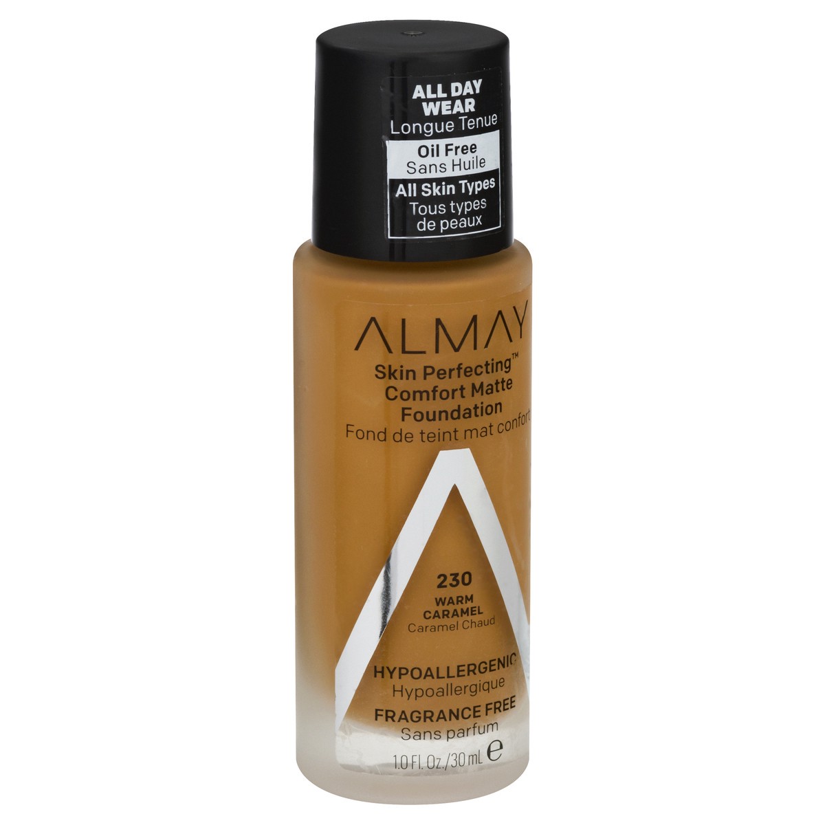 slide 9 of 12, Almay Skin Perfecting Comfort Matte Foundation, Warm Caramel, 1 oz