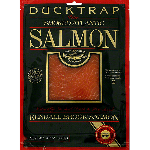 slide 2 of 2, Ducktrap River of Maine Kendall Brook Smoked Atlantic Salmon, 4 oz