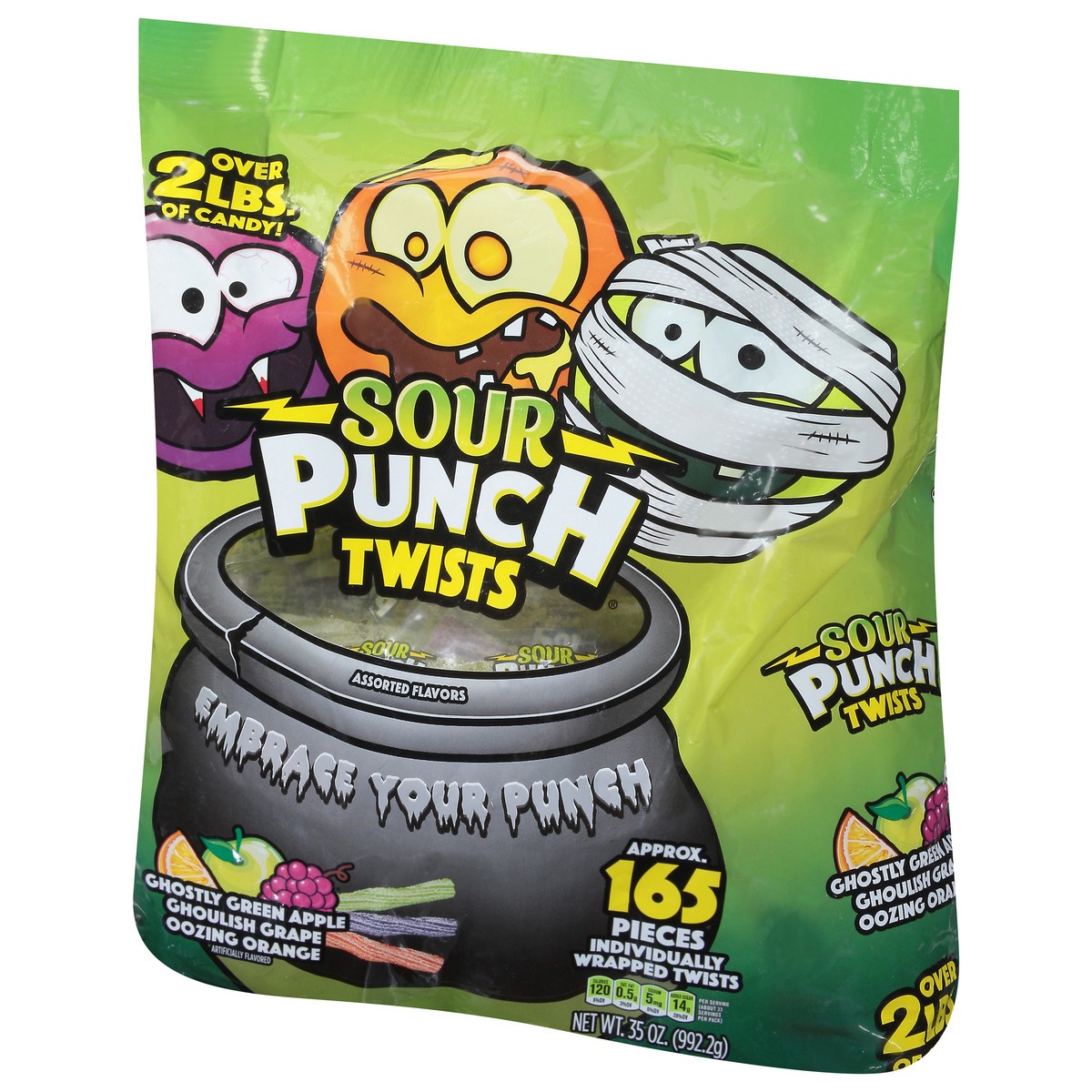 slide 8 of 9, Sour Punch Assorted Flavors Candy 35 oz, 35 oz