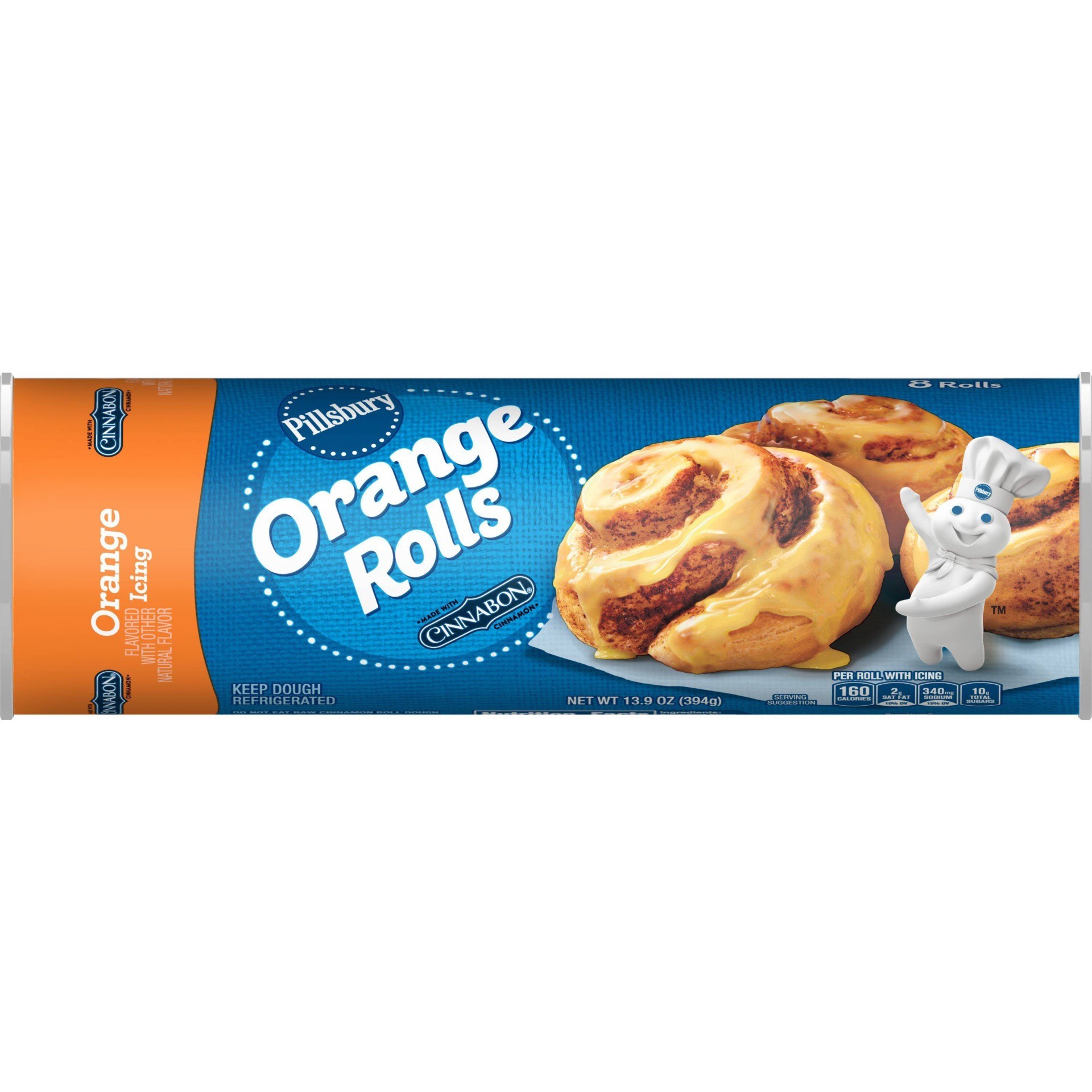 slide 1 of 1, Pillsbury Orange Sweet Rolls, 13.9 oz