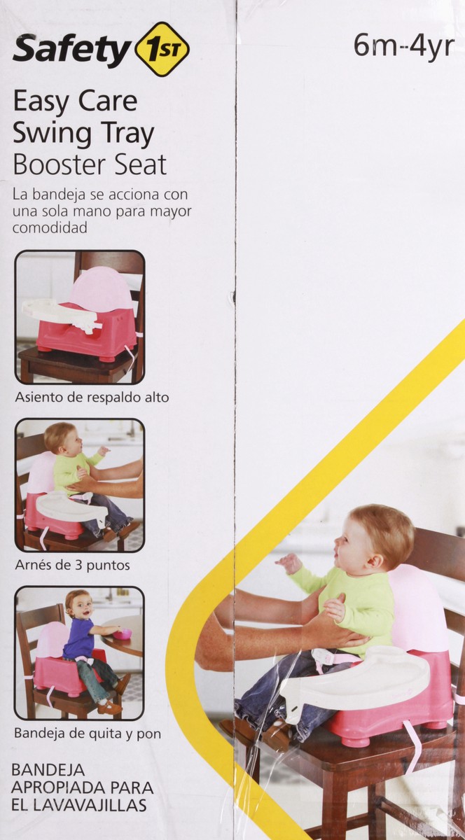 slide 5 of 10, Safety 1st Coral Crush Easy Care Swing Tray Booster Seat 1 ea, 1 ea