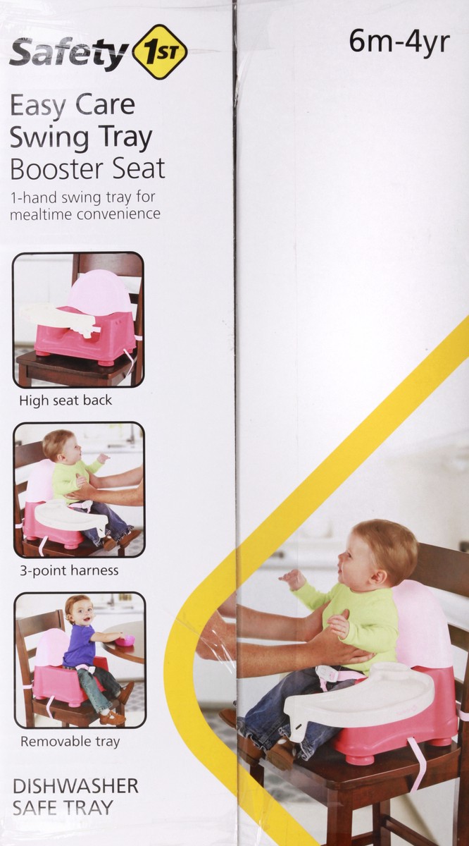 slide 9 of 10, Safety 1st Coral Crush Easy Care Swing Tray Booster Seat 1 ea, 1 ea