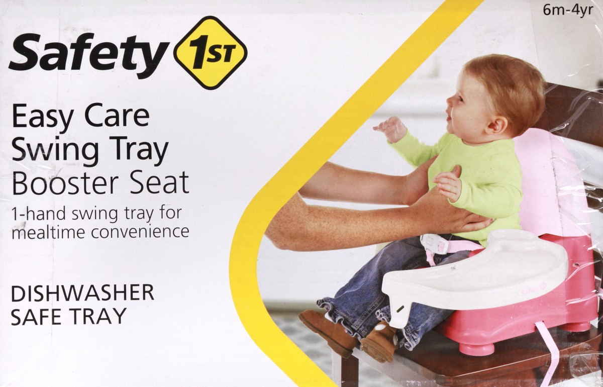 slide 10 of 10, Safety 1st Coral Crush Easy Care Swing Tray Booster Seat 1 ea, 1 ea