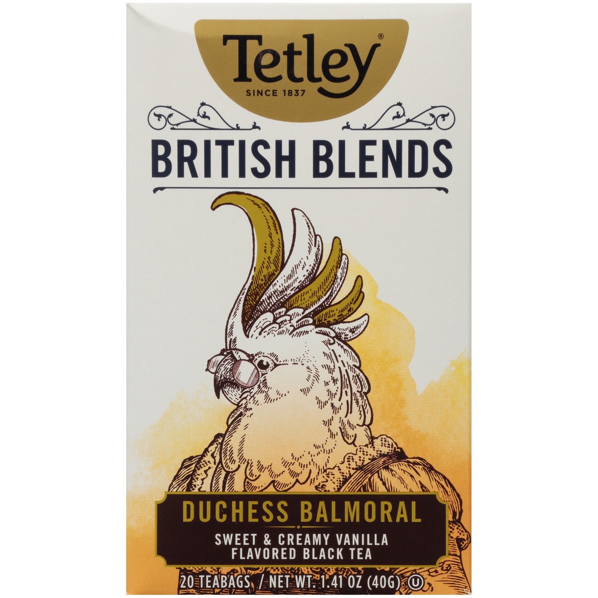 slide 3 of 9, Tetley British Blends Duchess Balmoral Vanilla Flavored Black Tea Tea Bags - 1.41 oz, 1.41 oz