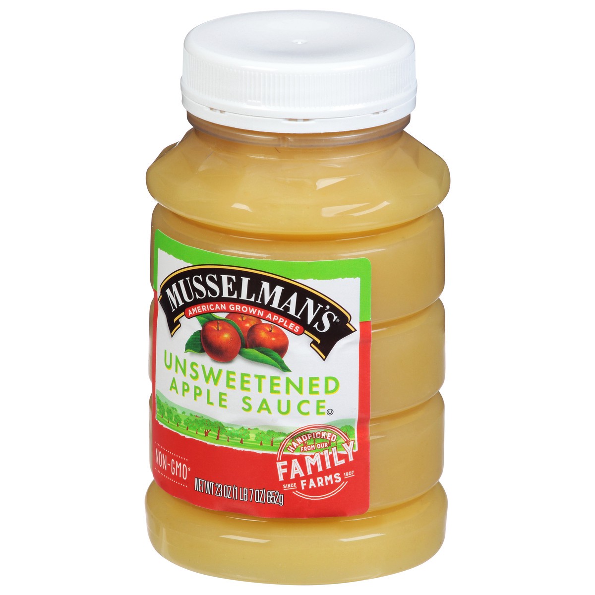 slide 3 of 9, Musselman's Natural Applesauce, 23 oz