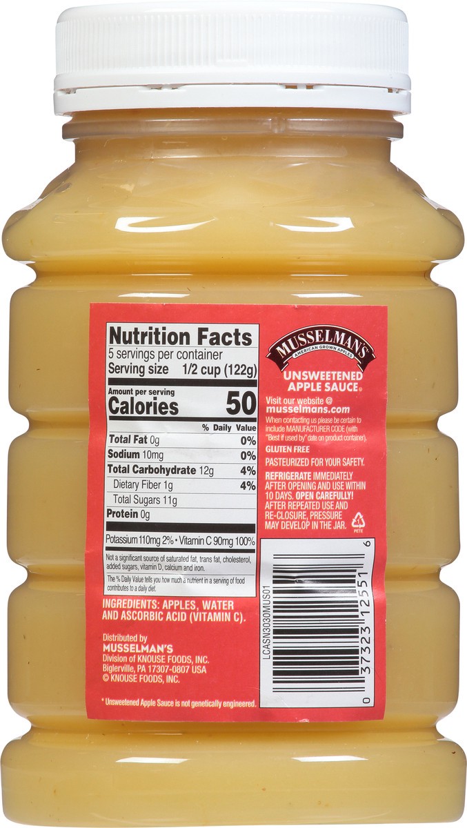 slide 4 of 9, Musselman's Natural Applesauce, 23 oz