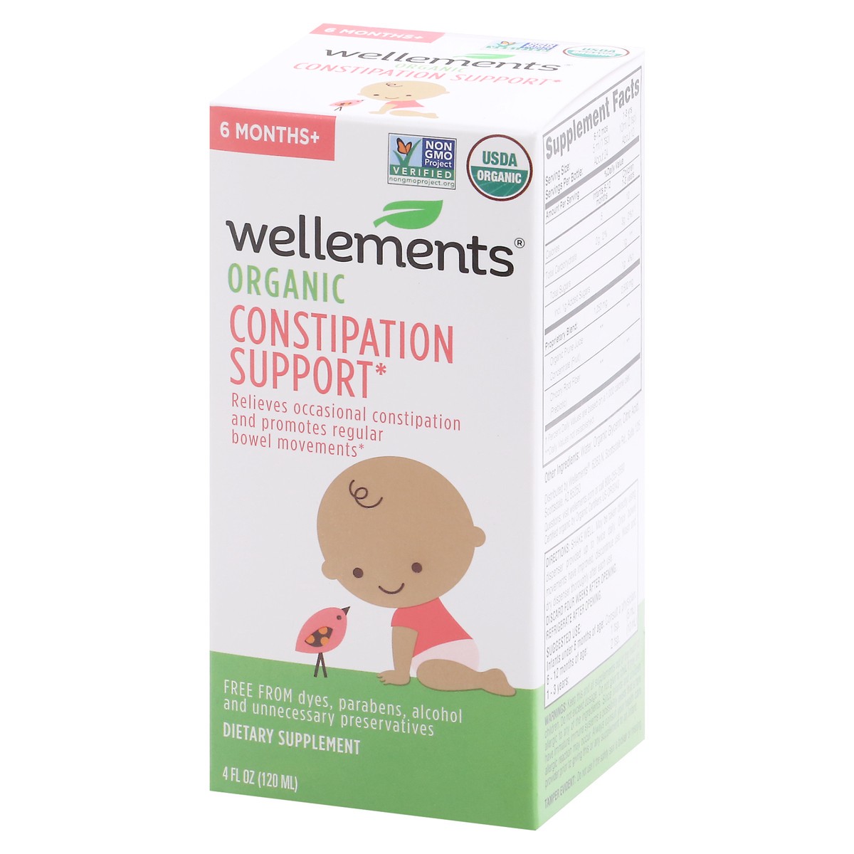 slide 8 of 13, Wellements Organic Constipation Support 4 fl oz, 4 fl oz