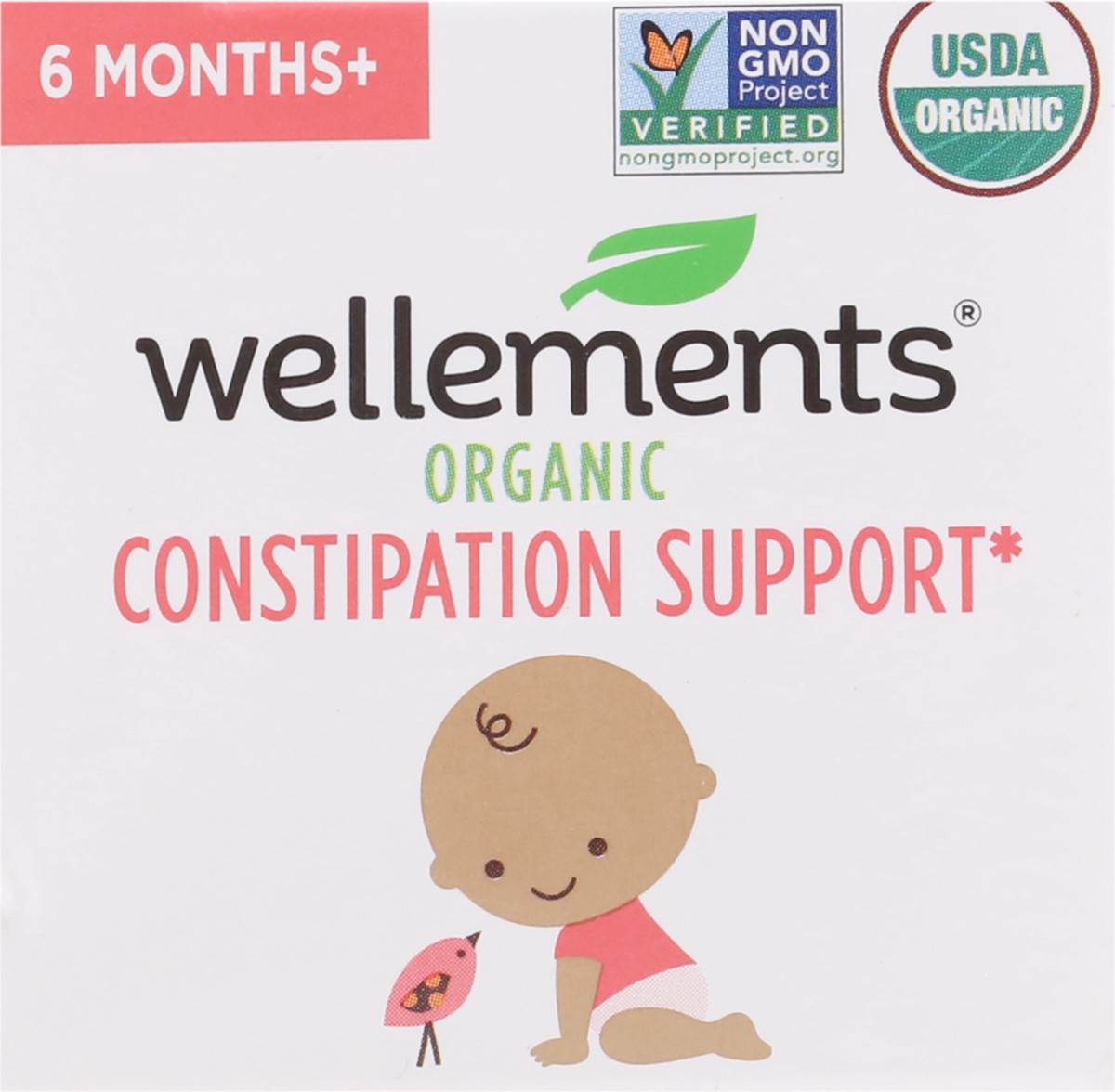 slide 3 of 13, Wellements Organic Constipation Support 4 fl oz, 4 fl oz