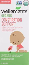 Wellements Organic Constipation Support 4 fl oz