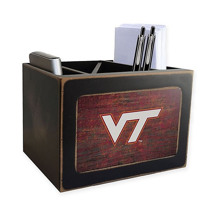 slide 1 of 1, NCAA Virginia Tech University Desktop Organizer, 1 ct