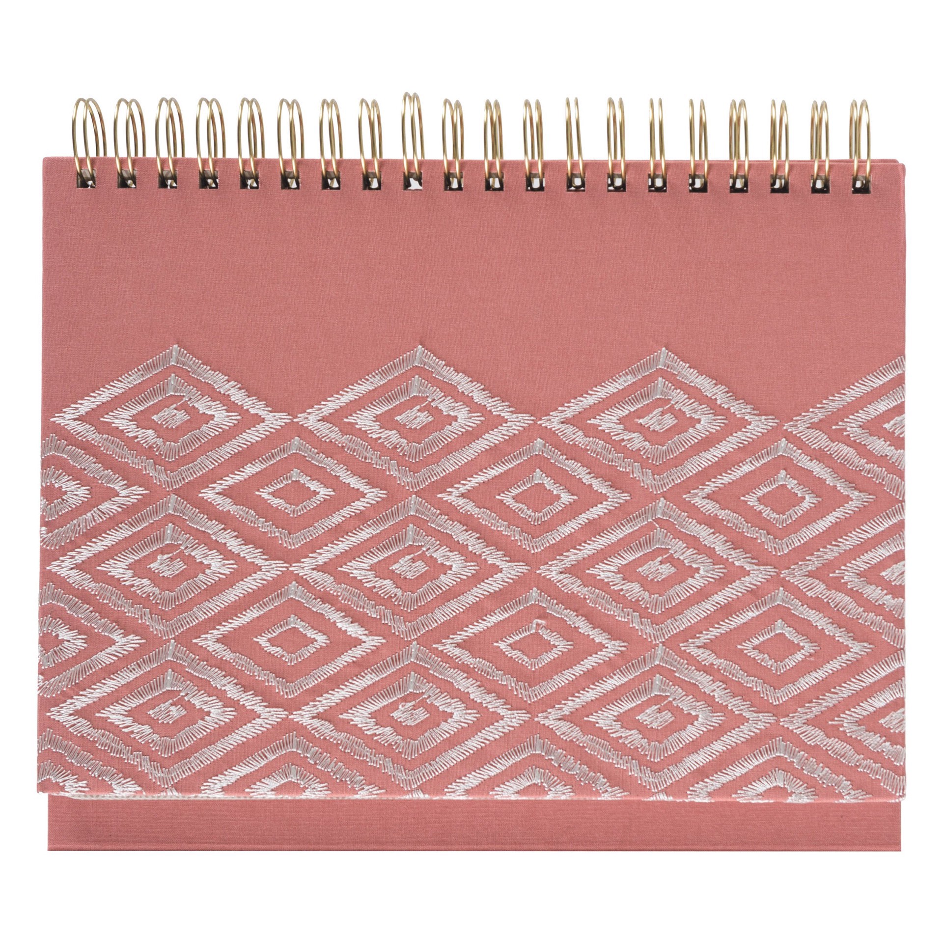 slide 1 of 1, C.R. Gibson Undated Weekly Calendar Desktop Pad – Pink, 10.5 x 8.5 ft