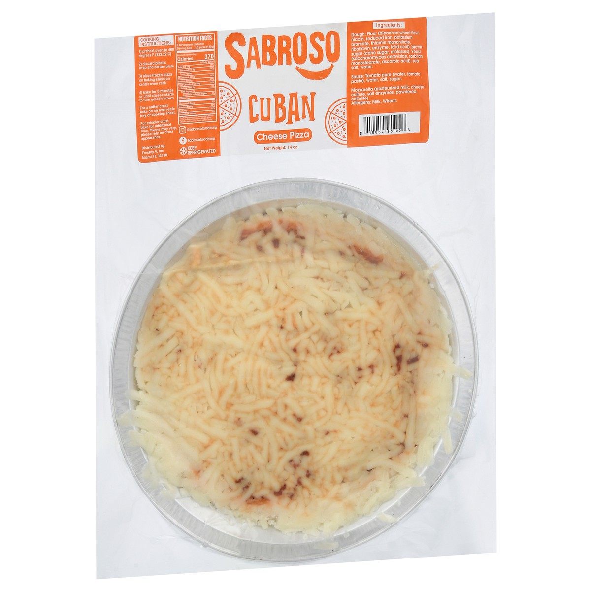 slide 7 of 9, Sabroso Cuban Cheese Pizza 14 oz, 14 oz