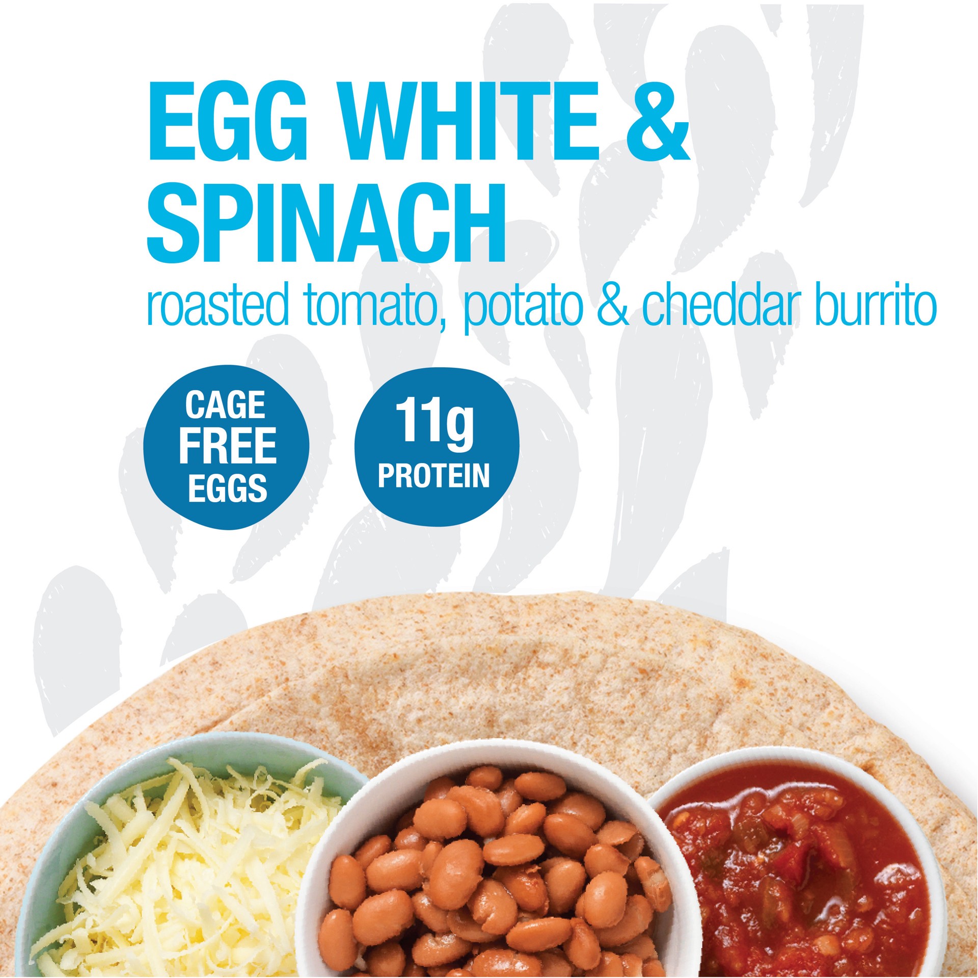 slide 4 of 5, EVOL Egg White & Spinach Burrito 5 oz, 5 oz