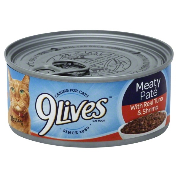 slide 1 of 1, 9Lives Daily Essentials Prime Entree Tuna & Shrimp Moist Cat Food, 5.5 oz