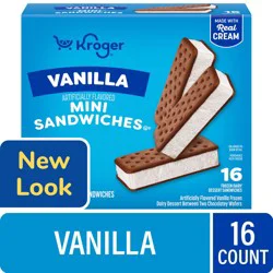 Kroger Mini Vanilla Snowboard Sandwiches