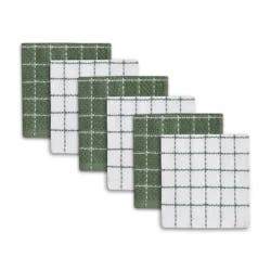 F&S Utility Solid Plaid DC 6pk Green