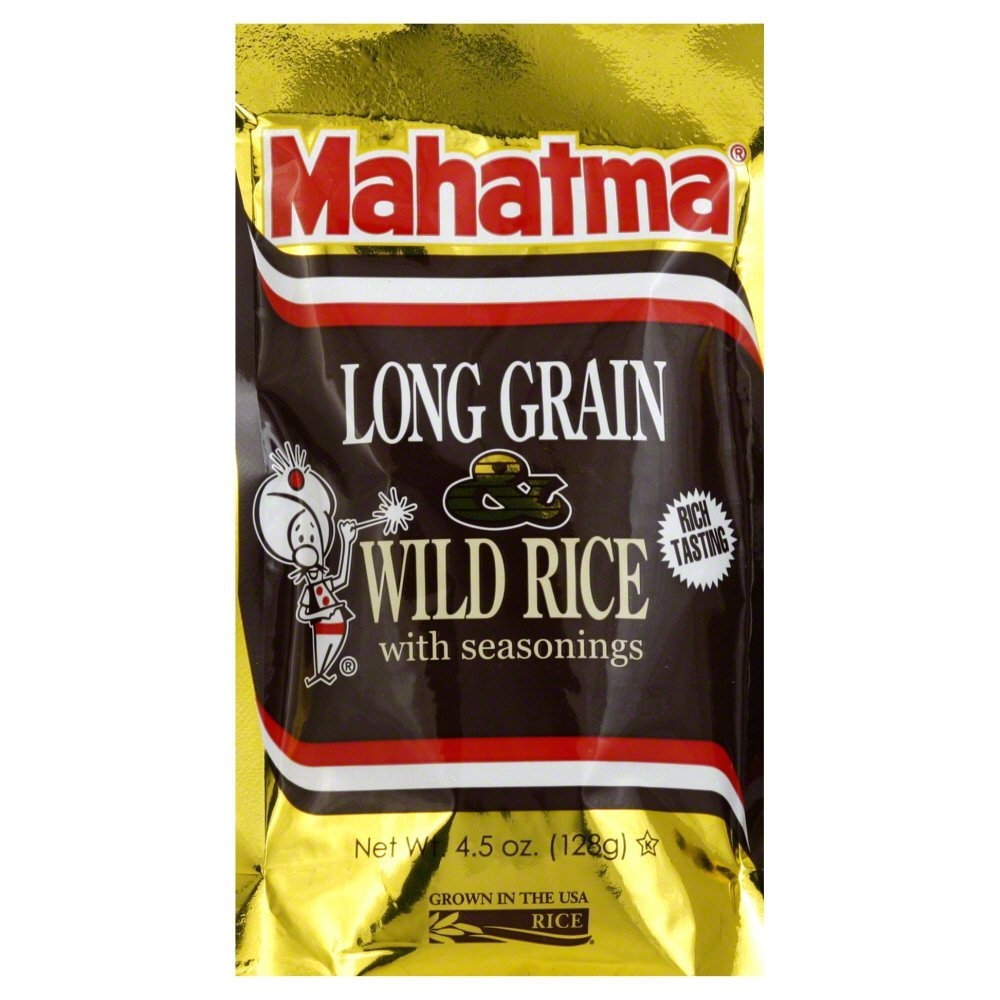 slide 1 of 1, Mahatma Long Grain & Wild Rice with Seasoning, 4.5 oz