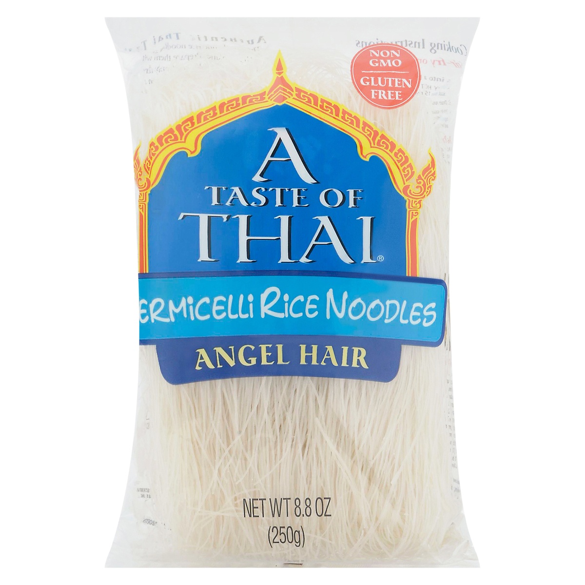 slide 1 of 3, A Taste of Thai Vermicelli Rice Noodles, 8 oz