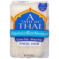 A Taste of Thai Vermicelli Angel Hair Gluten-Free Rice Noodles 8.8 oz