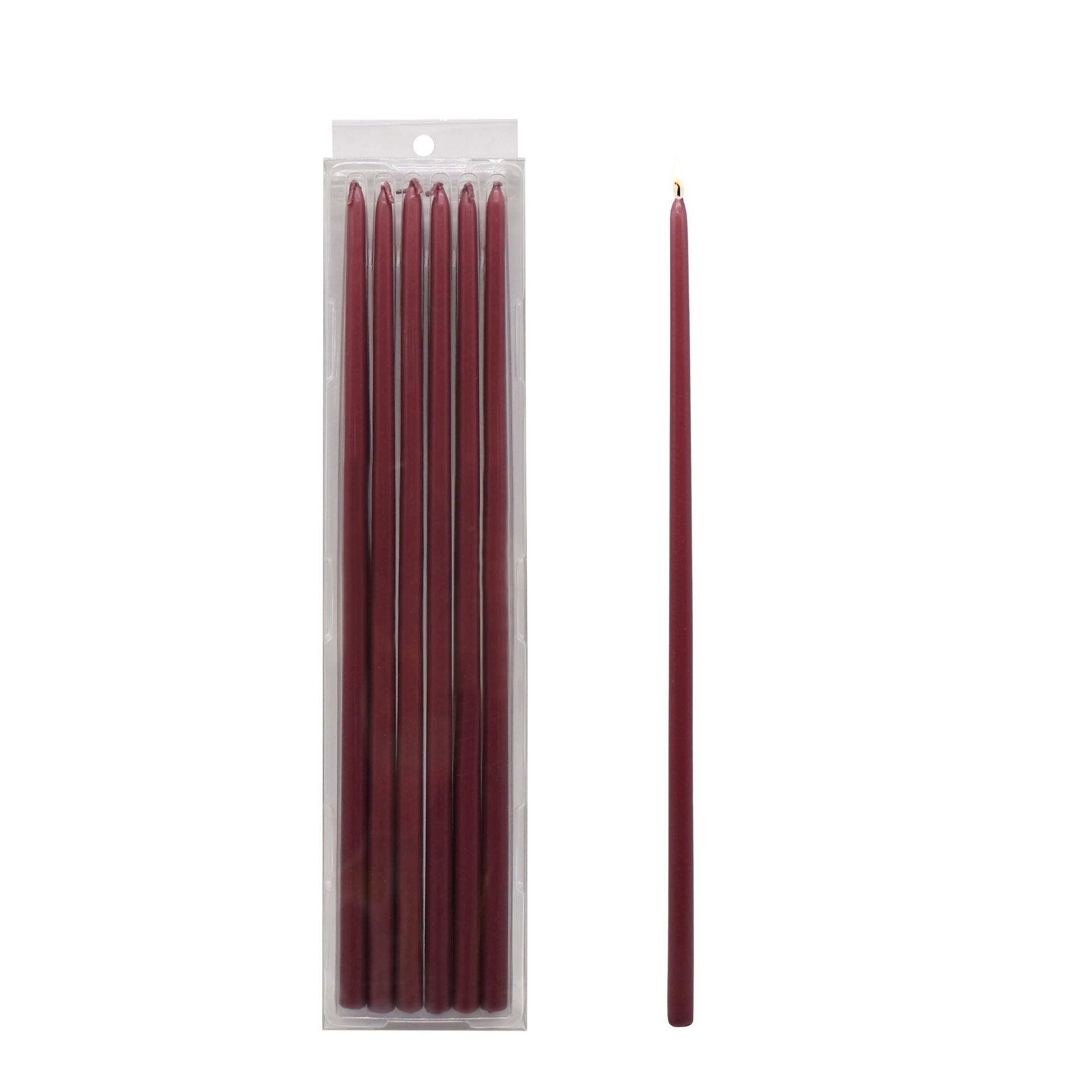 slide 2 of 3, 11.75" Unscented Narrow Taper Candles, 12ct. By Ashland, 12 ct