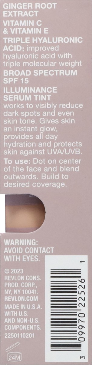 slide 9 of 14, Revlon Illuminance 201 Creamy Natural Broad Spectrum SPF 15 Serum Tint 0.94 fl oz, 0.94 fl oz