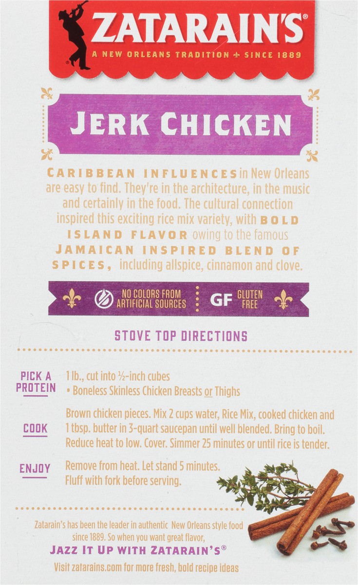 slide 7 of 13, Zatarain's Jerk Chicken Rice, 8 oz