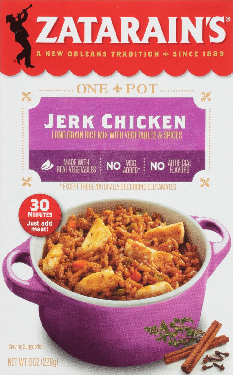 slide 5 of 13, Zatarain's Jerk Chicken Rice, 8 oz