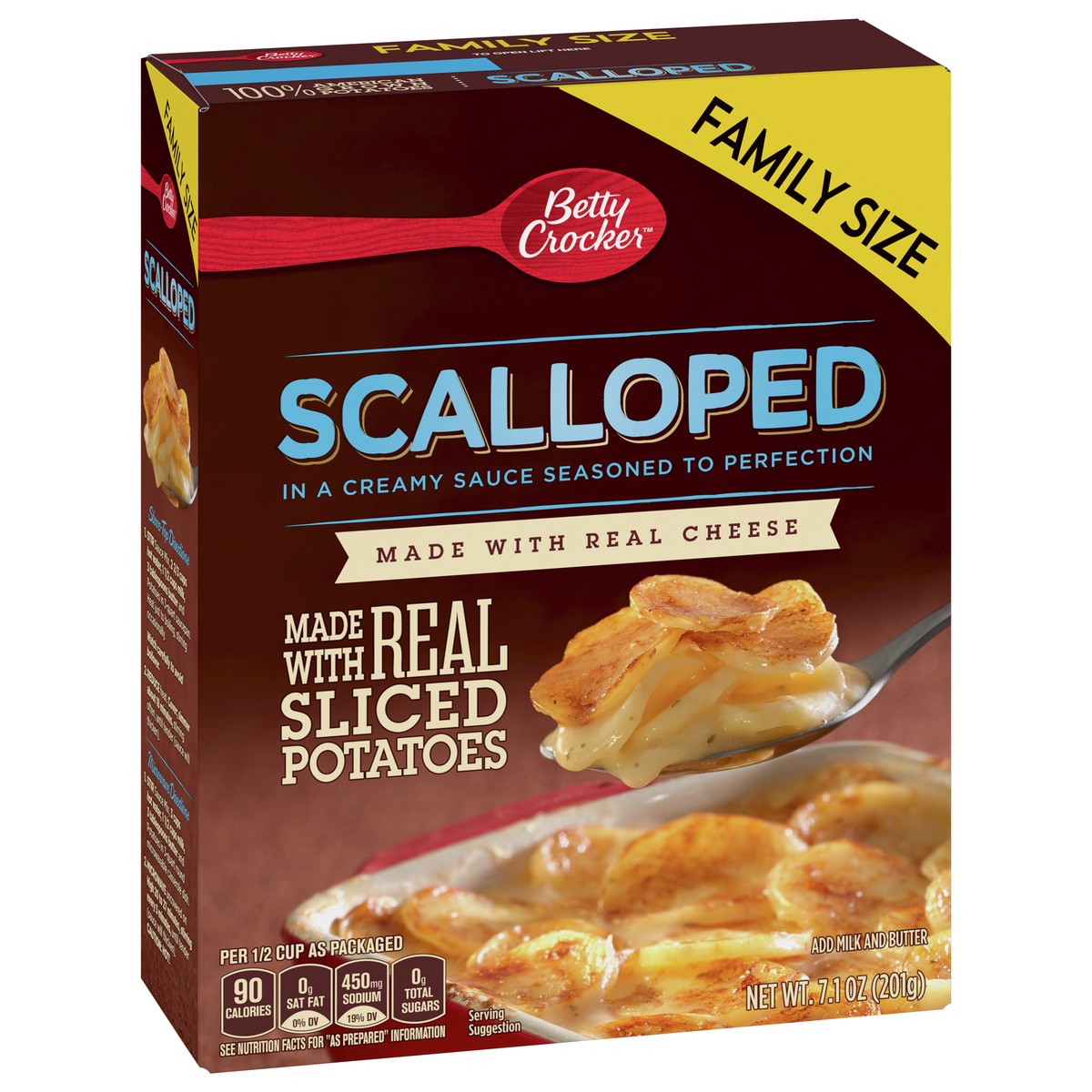 slide 3 of 9, Betty Crocker Scalloped Potatoes, Made with Real Cheese, 7.1 oz, 7.1 oz