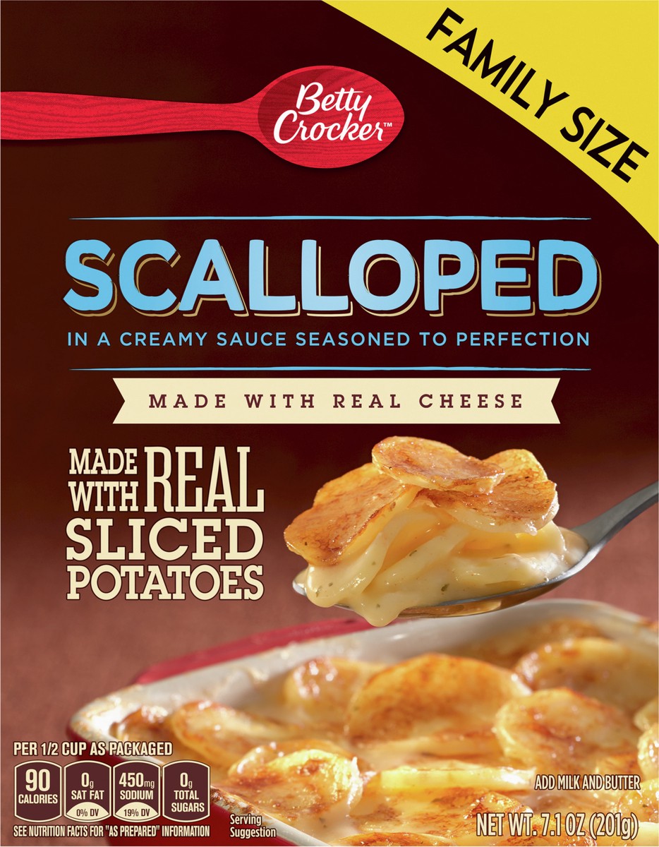 slide 7 of 9, Betty Crocker Scalloped Potatoes, Made with Real Cheese, 7.1 oz, 7.1 oz