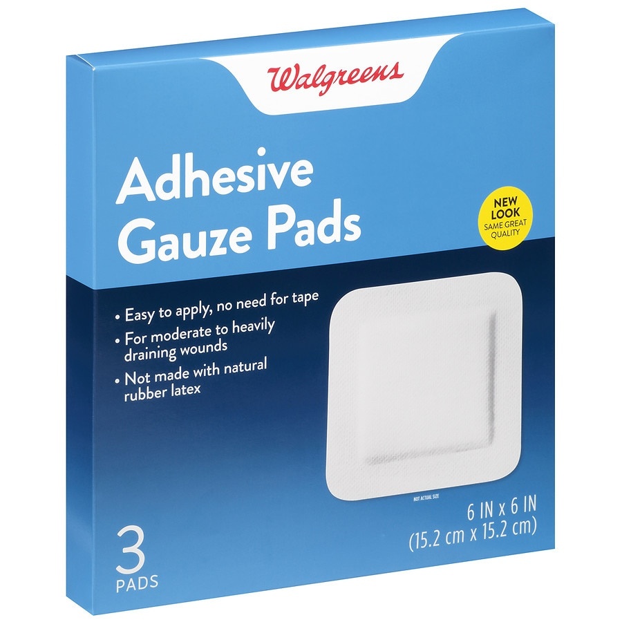 Walgreens Adhesive Gauze Pads 3 ct Shipt
