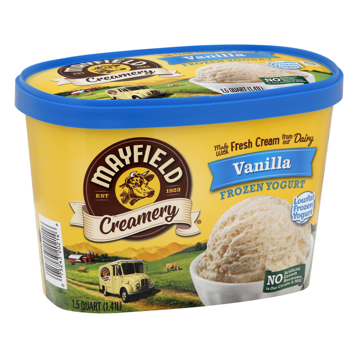 slide 7 of 12, Mayfield Creamery Vanilla Lowfat Frozen Yogurt 1.5 qt, 1.5 qt