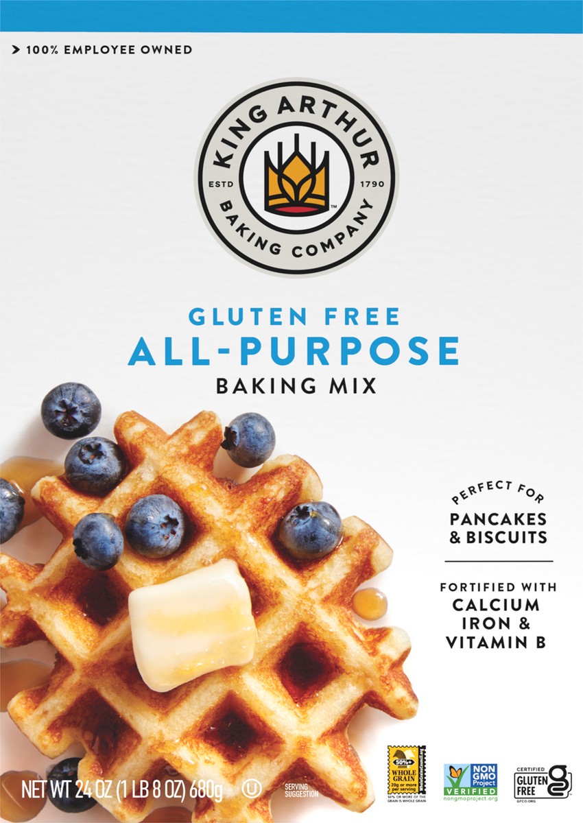 slide 1 of 6, King Arthur All Purpose Gluten Free Baking Mix, 24 oz