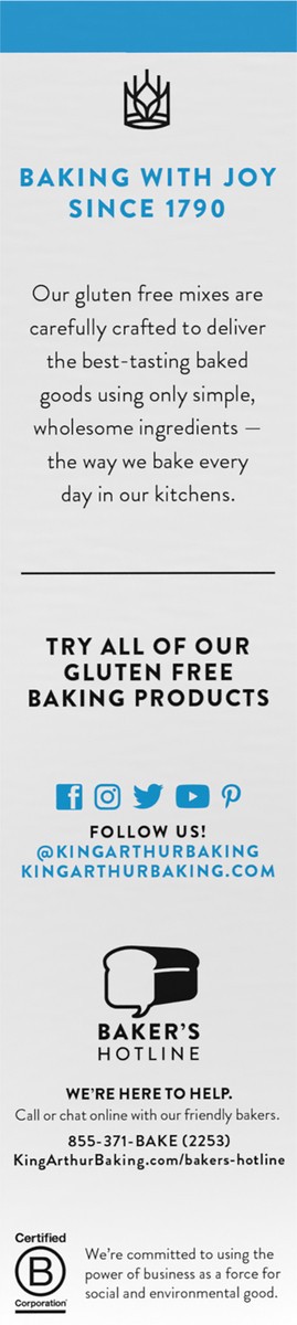 slide 6 of 6, King Arthur All Purpose Gluten Free Baking Mix, 24 oz