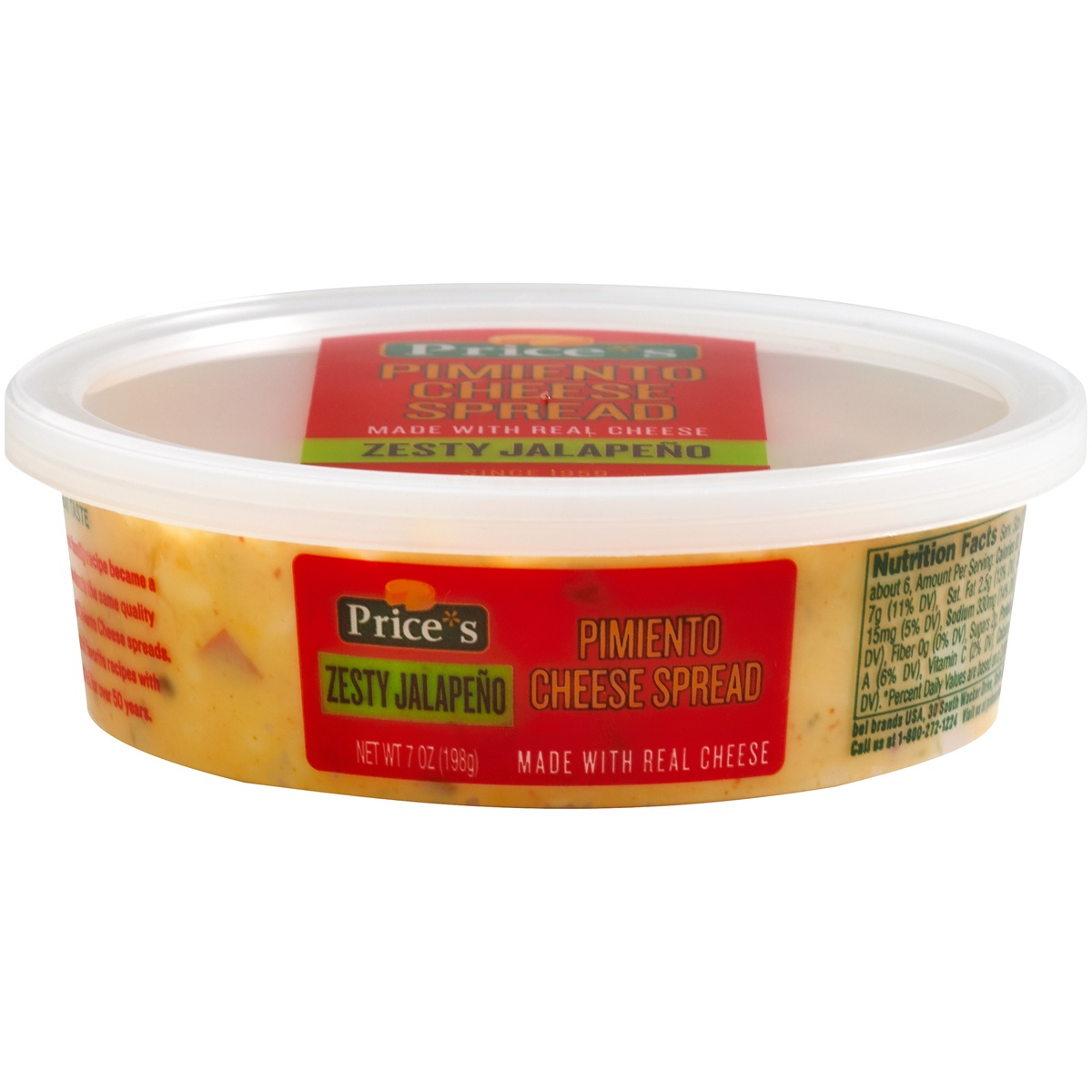 slide 4 of 5, Price's Zesty Jalapeno Pimiento Cheese Spread, 7 oz