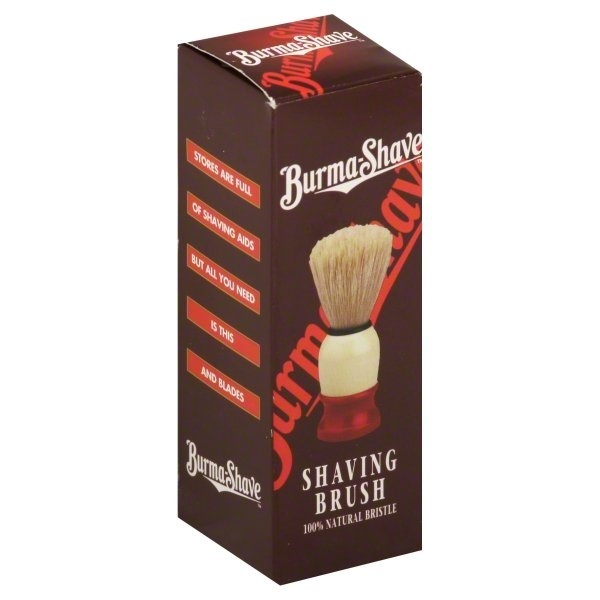 slide 1 of 1, Burma-Shave Shaving Brush, 5.5 oz