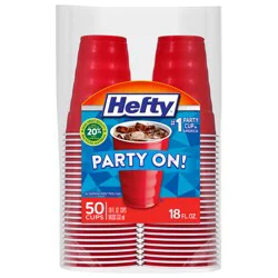 Hefty Party On! 18 Ounce Cups 50 ea