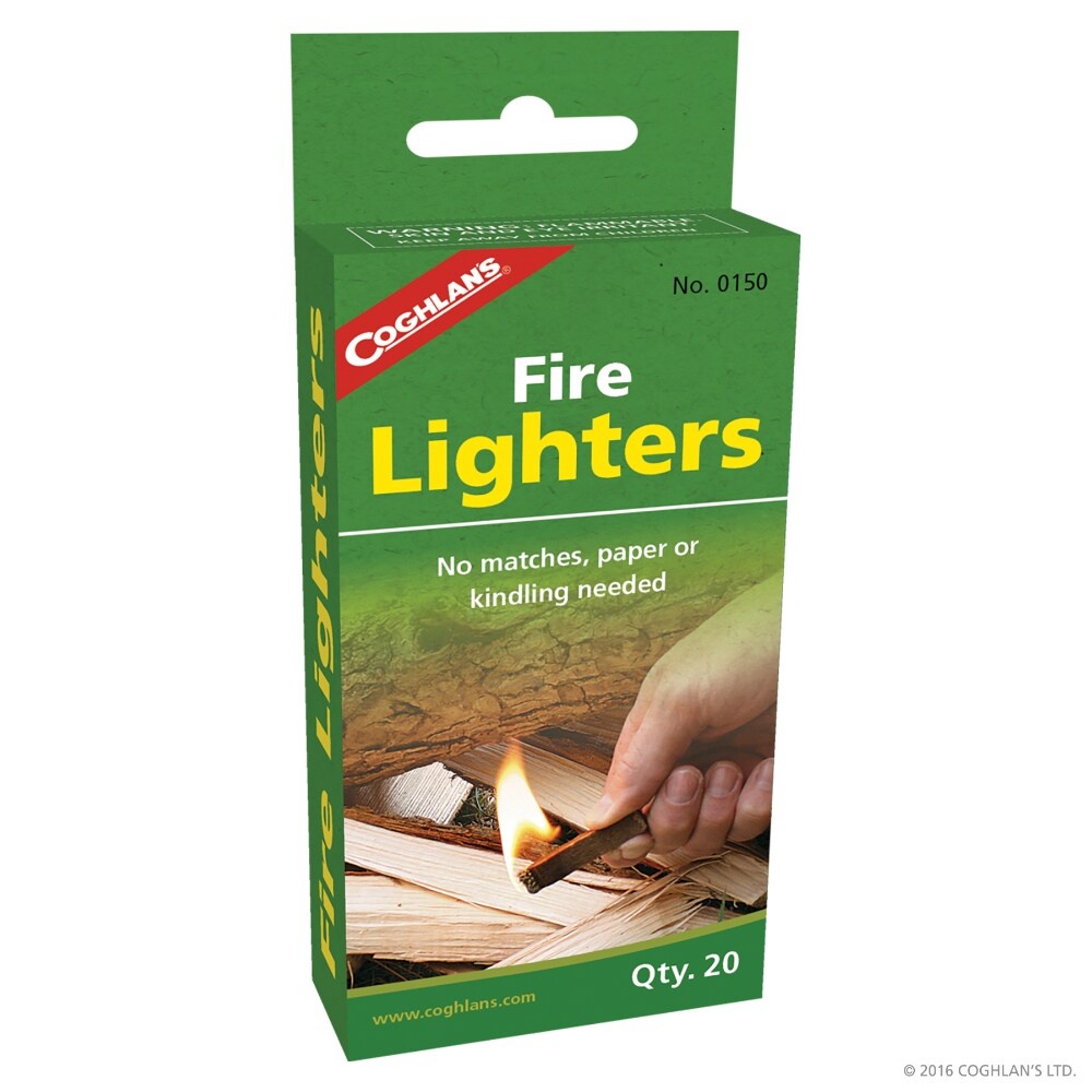 slide 1 of 1, Coghlan's Fire Lighters, 20 ct